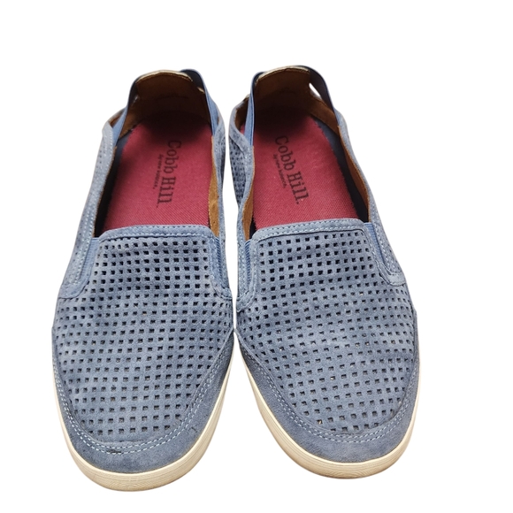 Cobb Hill by New Balance Tara Blue Suede Slip On Shoes Size 7.5 - Picture 2 of 9